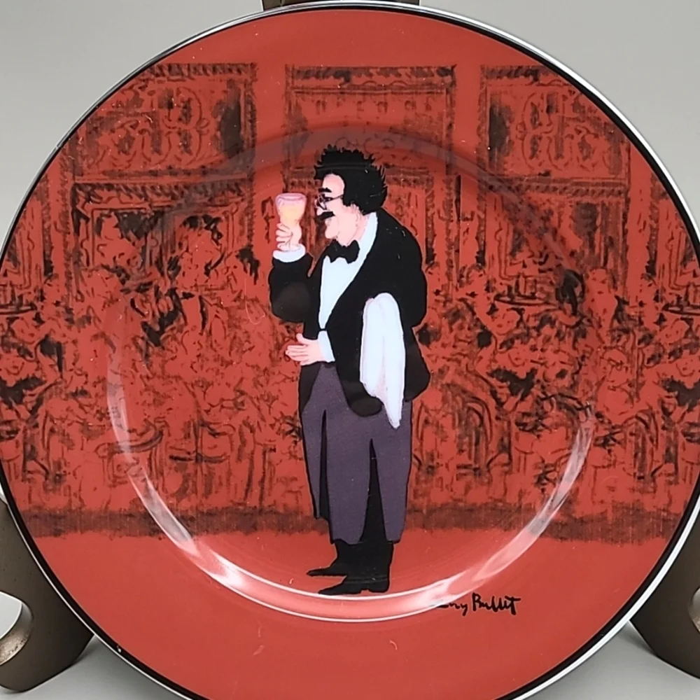 Williams-Sonoma Set of 2, Guy Buffet Waiter & Dog & Waiter with Cocktail
